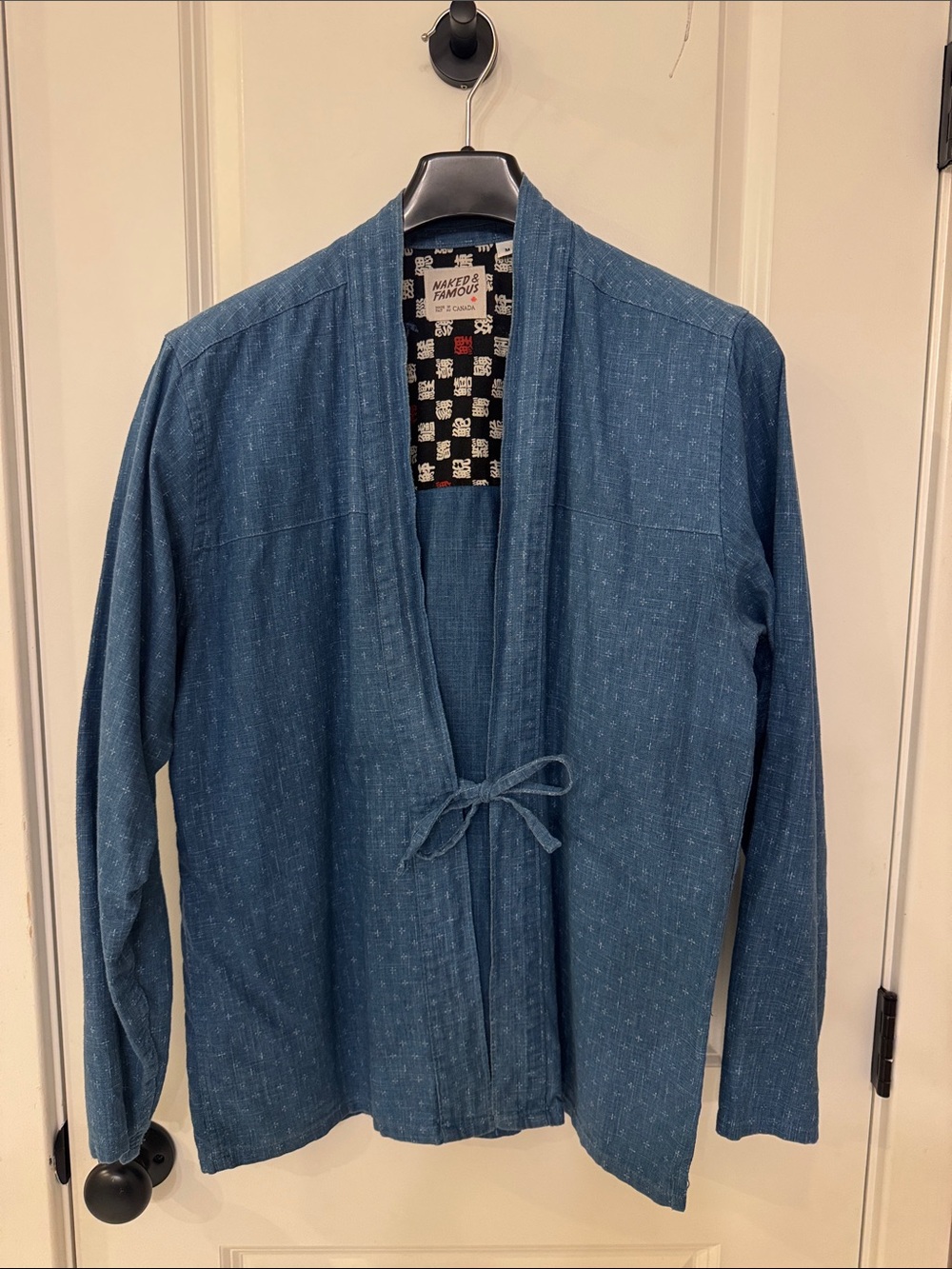 Naked & Famous Denim Indigo Kimono Jacket